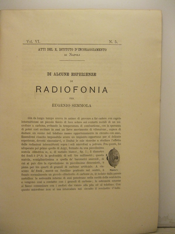Di alcune esperienze di radiofonia